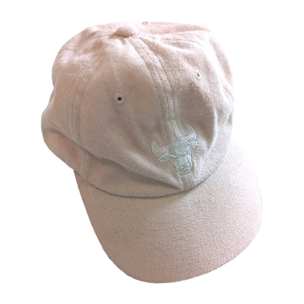 Mitchell & Ness Chicago Bulls Pink Micro Suede Strapback Hat NBA Womens Mens